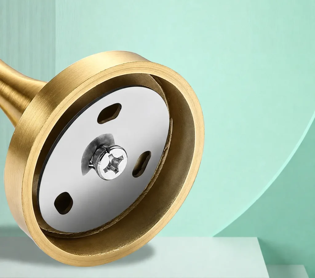 Strong magnetic door stopper for interior doors