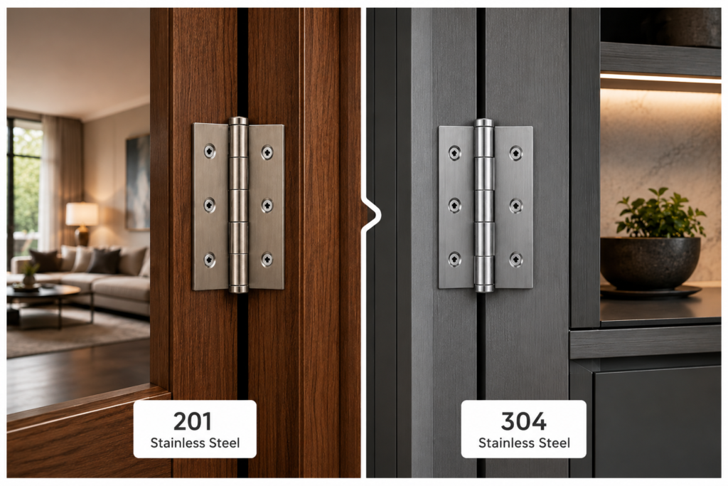 201 vs 304 door hinges