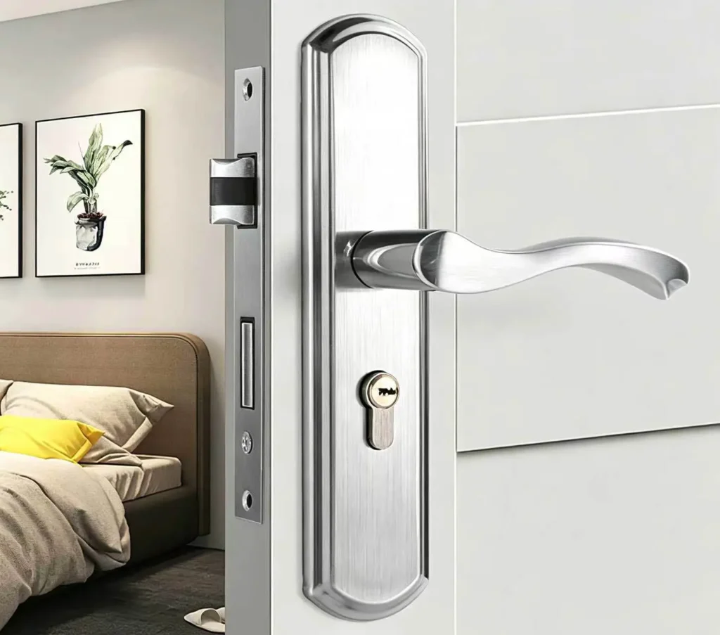 Interior Door Handle with Lock