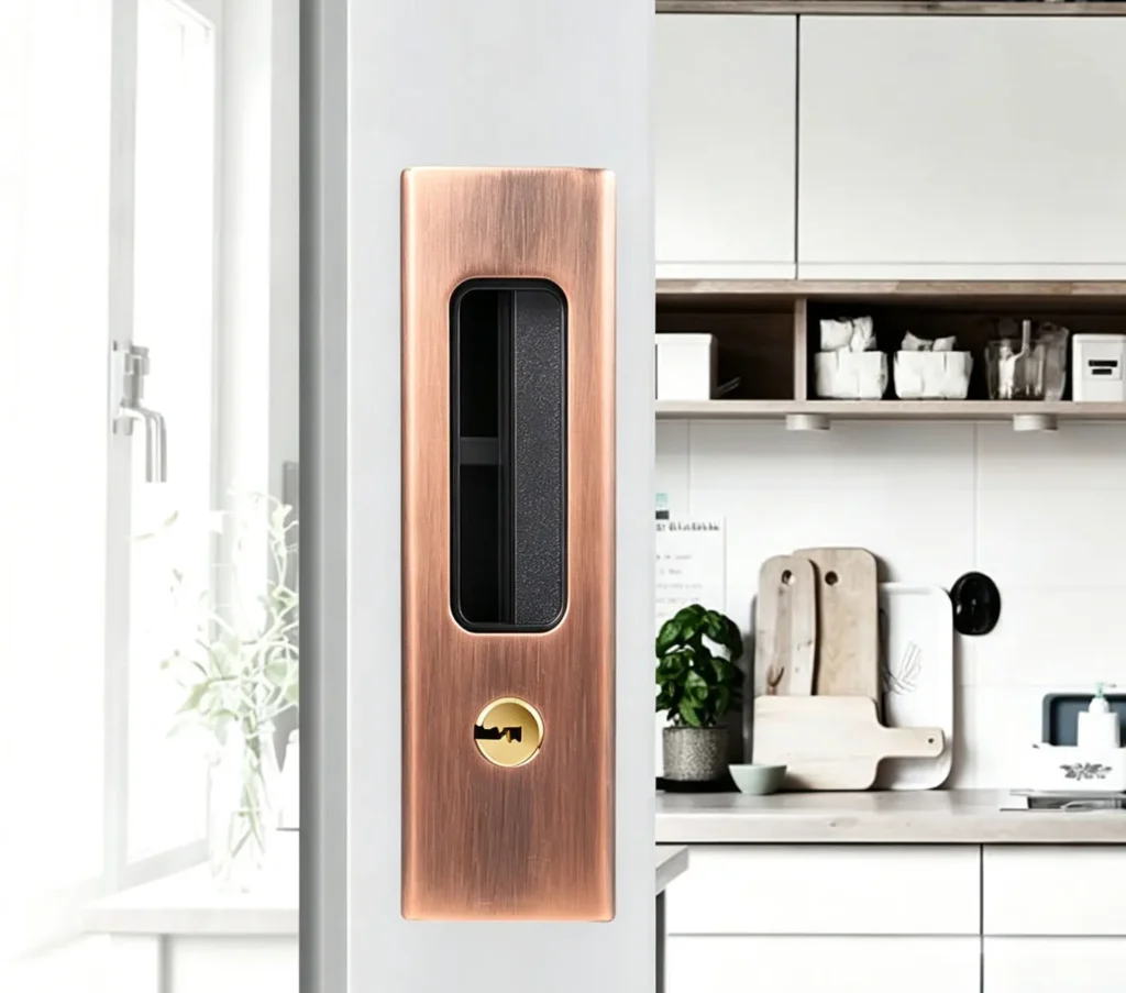 Sliding Door Handle with Lock