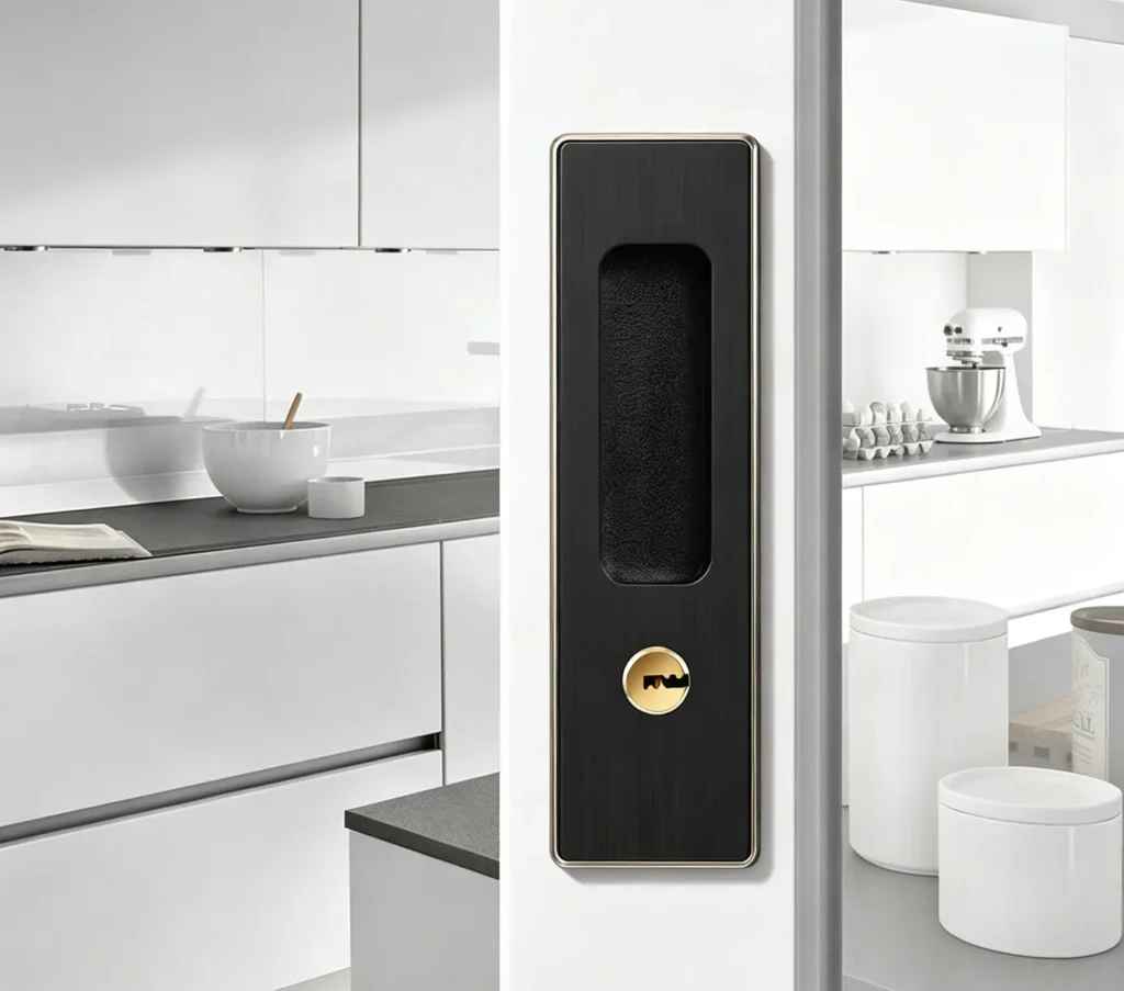 Sliding Door Handle with Lock
