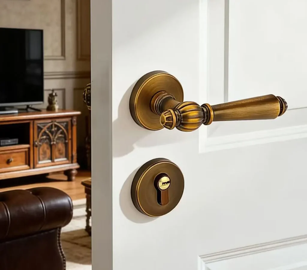 Interior Door Handle with Lock