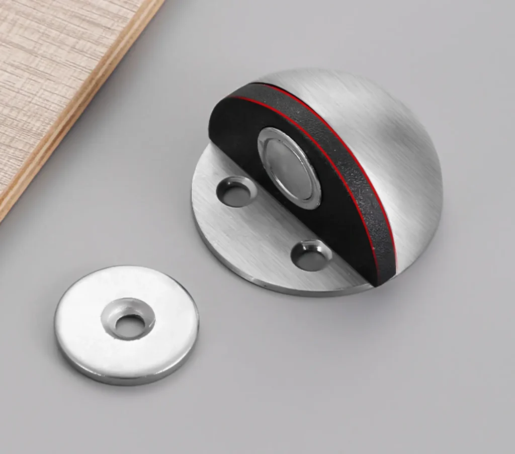 Magnetic door holder for interior doors