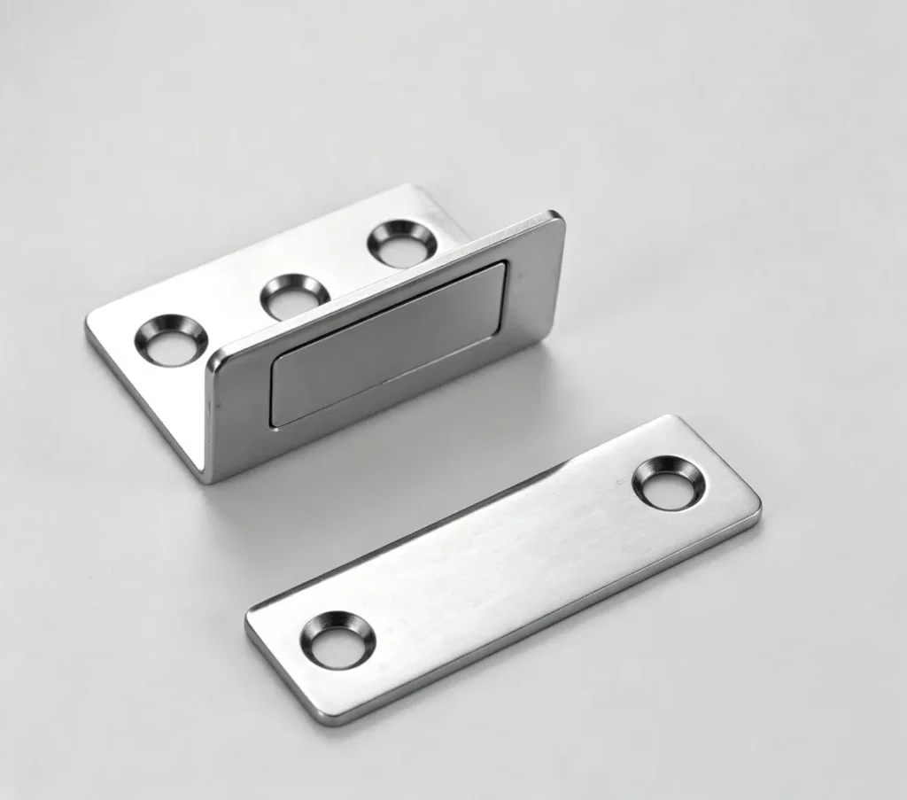 Magnetic catch for drawer and wardrobe