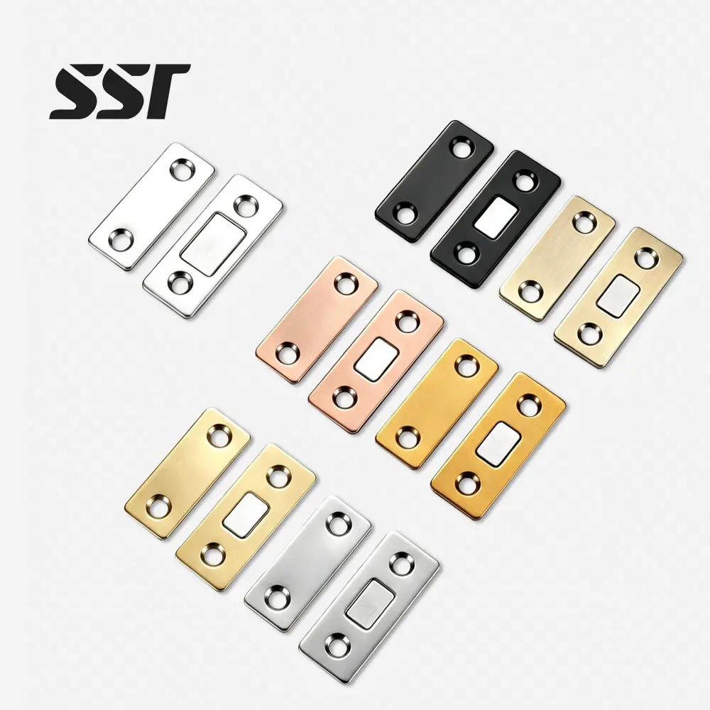 Magnetic door catch ultra thin cabinet magnet