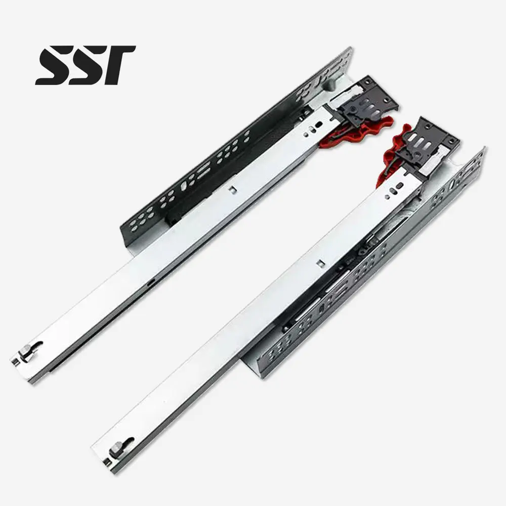 Undermount drawer slides soft close concealed