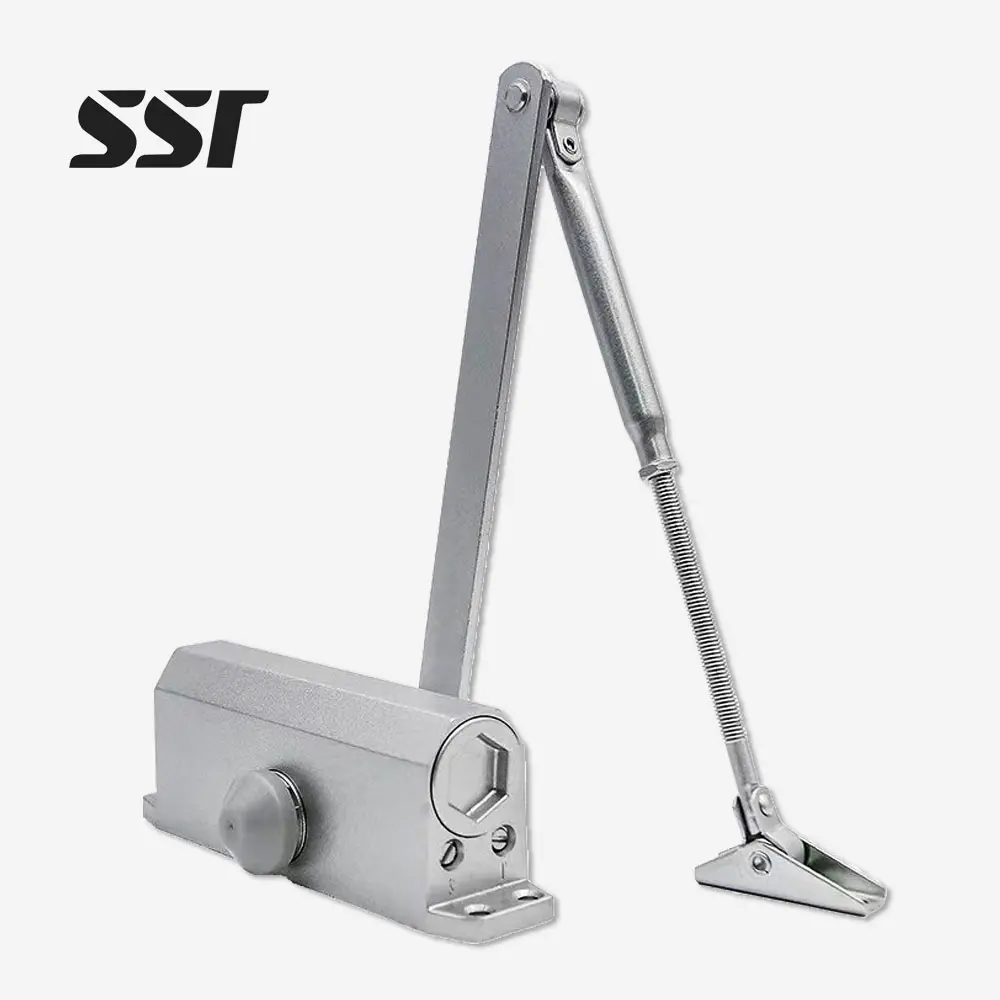 Commercial door closer hydraulic closing