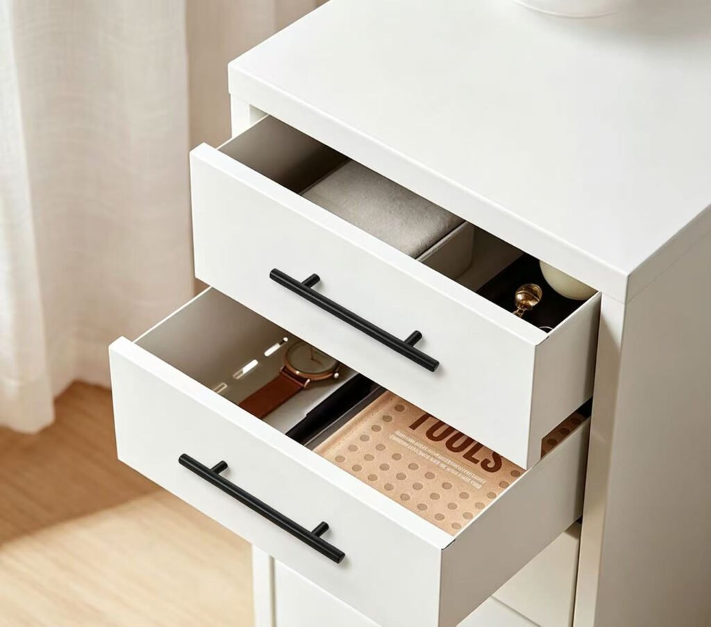 Black stainless steel cabinet pulls