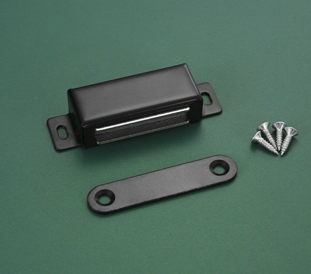 Black magnetic cabinet catch