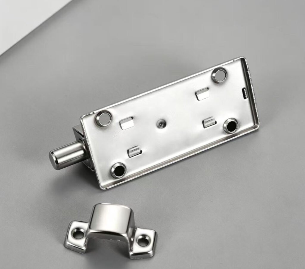 Surface mounted slide bolt installation